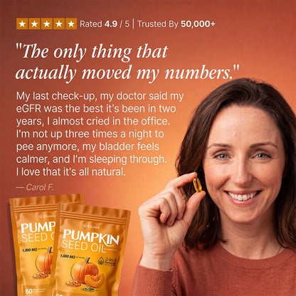 Elivora Pumpkin Seed Oil Softgels